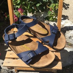 Navy blue Birkenstock